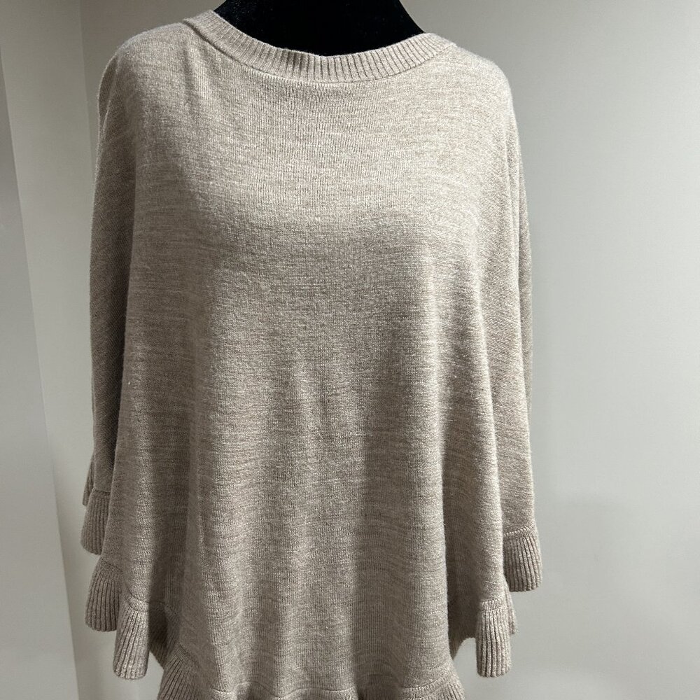 Karen Scott Sweater Poncho